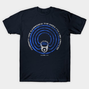 Ring Pull is the Future (blue and grey) T-Shirt